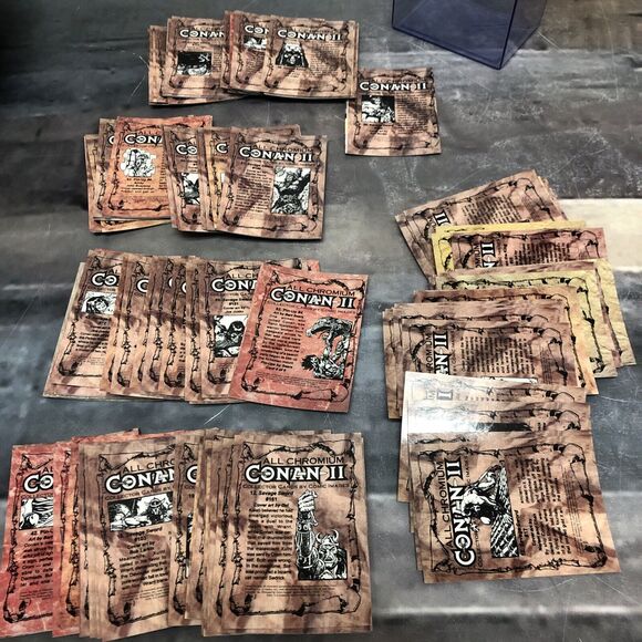 1994 Comic Images Conan All Chromium Series II 2 132 Cards Barbarian War - Picture 7 of 12